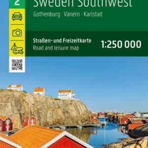 Schweden Südwest blad 2: Göteborg-Vänern-Karlstad