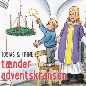 Tobias & Trine tænder adventskransen