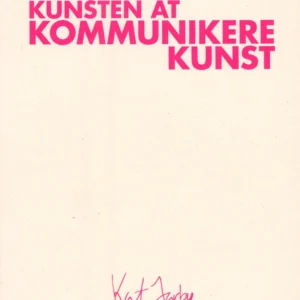 Kunsten At Kommunikere Kunst