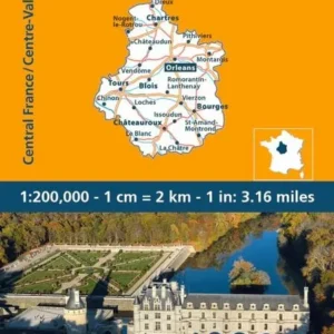 Michelin France blad 518: Central France - Central-Val de la Loire