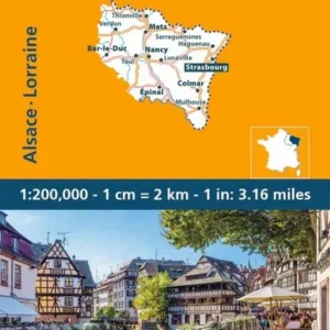 Michelin France blad 516: Alsace - Lorraine