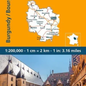 Michelin France blad 519: Burgundy - Bourgogne