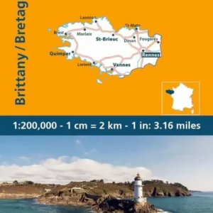 Michelin France blad 512:  Brittany / Bretagne
