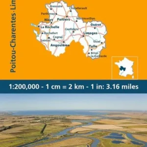 Michelin France blad 521: Poitou-Charentes Limousin