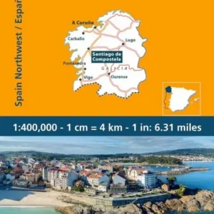 Michelin Spain Blad 571: Northwest Spain, Galicia