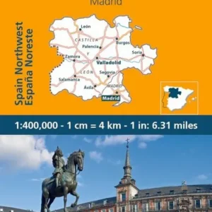 Michelin Spain Blad 575: North Spain: Castilla y Leon, Madrid