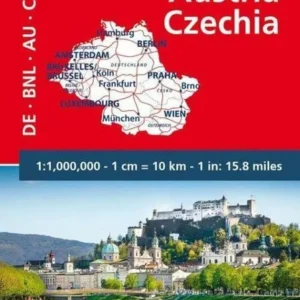 Michelin National Map 719: Germany, Benelux, Austria, Czech Republic