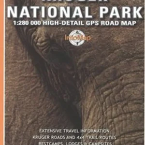 Kruger National Park High Detail GPS Road Map
