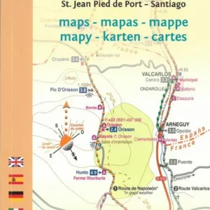 Camino de Santiago Maps: St. Jean Pied de Port - Santiago de Compostela