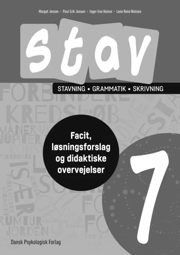 Stav 7  -  Facit, løsningsforslag og didaktiske overvejelser