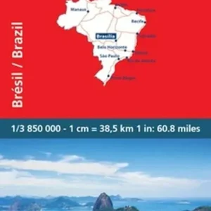Michelin National Map 764: Brazil