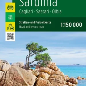 Freytag & Berndt Road Map Sardinien: Cagliari - Sassari - Olbia