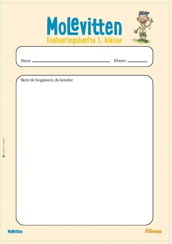 Molevitten, 1. kl., Læsesporet, Evalueringshæfte
