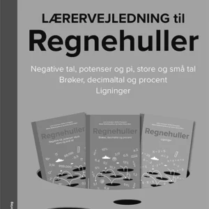 Lærervejledning til Regnehuller - Negative tal, potenser og pi, store og små tal /Brøker, decimaltal og procent / Ligninger