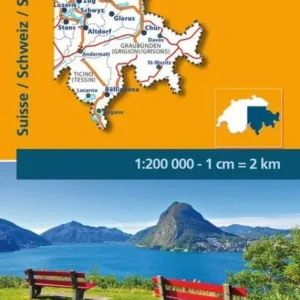 Michelin Schweiz Blad 553: Switzerland Southeast: St.Moritz, Lugano