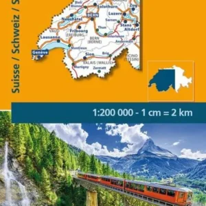 Michelin Schweiz Blad 552: Switzerland Southwest: Geneve, Lausanne, Neuchatel, Fribourg