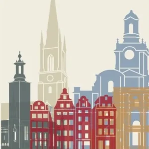 Stockholm tourist map