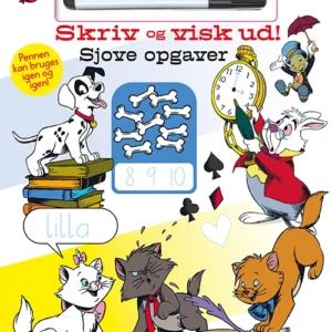 Disney - Skriv og visk ud - Sjove opgaver
