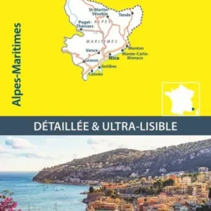 Alpes-Maritimes - Michelin Local Map 341