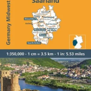 Germany Midwest - Michelin Regional Map 543