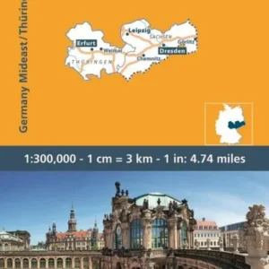 Germany Mideast - Michelin Regional Map 544