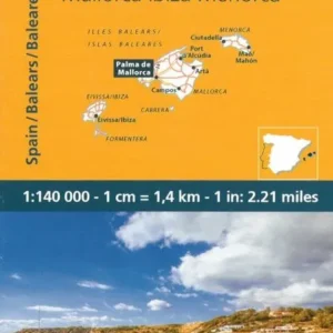 Michelin Spain Blad 579: Baleares: Mallorca, Menorca, Ibiza