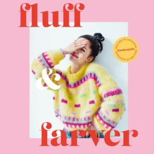 Strik med fluff og farver