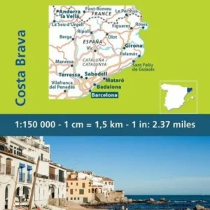Michelin Spain Zoom Blad 147: Barcelona y alrededores, Costa Brava