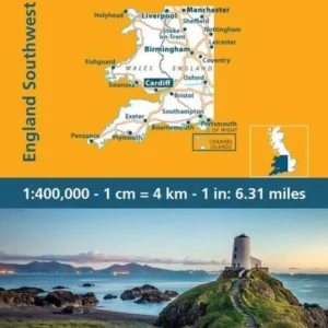 Michelin Great Britain Blad 503: Wales, The Midlands - Wales, South West England