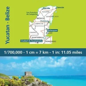 Yucatan & the Mayan Region - Belize, Michelin Zoom 185
