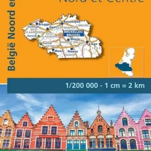 Michelin Benelux Blad 533: Belgium North and Central