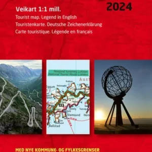 Hele Norge 2024 : veikart = tourist map = Touristenkarte = carte touristique