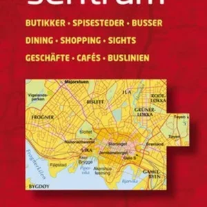 Oslo sentrum : bykart = city centre map = Stadtplan Zentrum = centre de ville