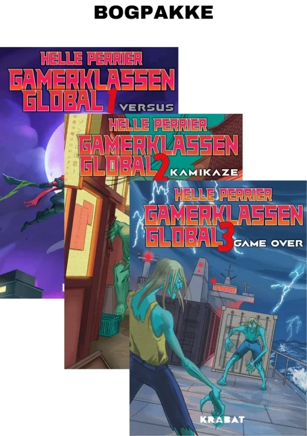 Bogpakke Gamerklassen Global trilogi