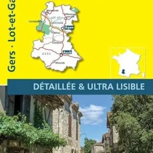 France blad 336: Gers, Lot et Garonne 1:150.000