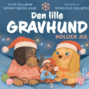 Den lille gravhund holder jul