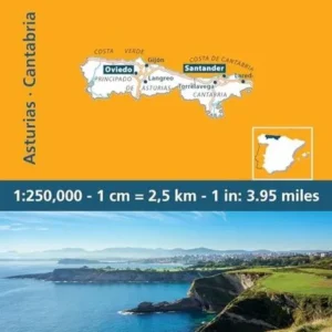 Michelin Spain Blad 572: Northwest Spain: Asturias, Cantabria
