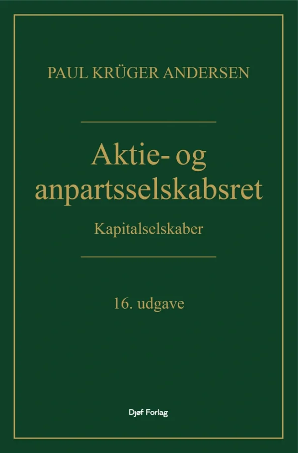 Aktie- og Anpartsselskabsret