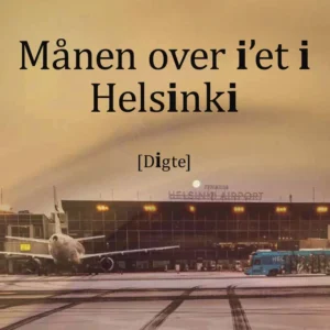 Månen over i'et i Helsinki