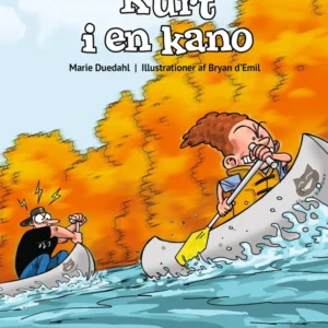 Kurt i en kano