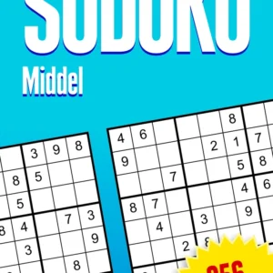 Sudoku - Middel, 256 opgaver