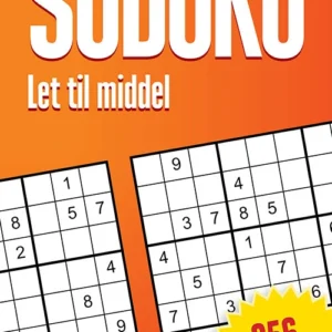 Sudoku - Let til middel, 256 opgaver