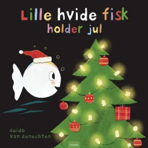 Lille hvide fisk holder jul