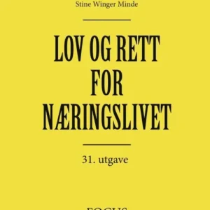 Lov og rett for næringslivet : lærebok