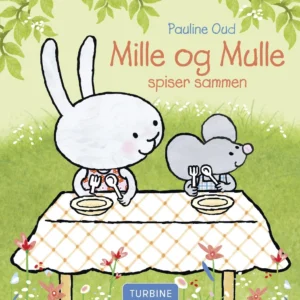 Mille og Mulle spiser sammen