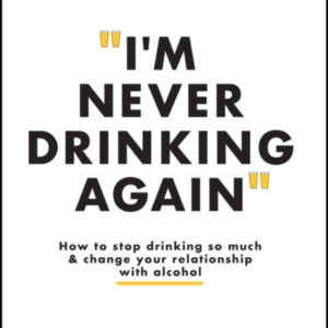 I'M Never Drinking Again How To Stop Drinking So Much And Ch