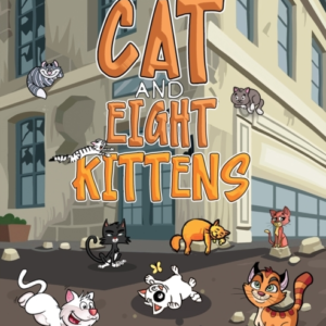 A Cat And Eight Kittens