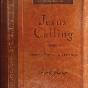 Jesus Calling, Large Text Brown Leathersoft, With Full Scrip