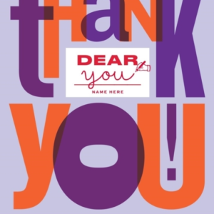 Dear You: Thank You! A BookâS Worth Of Gratitude Especially