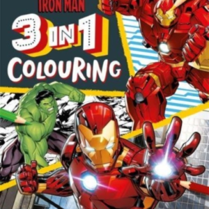 Marvel Avengers Iron Man 3 In 1 Colouring